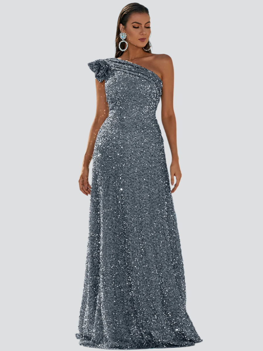 One Shoulder Prom Dress XJ913