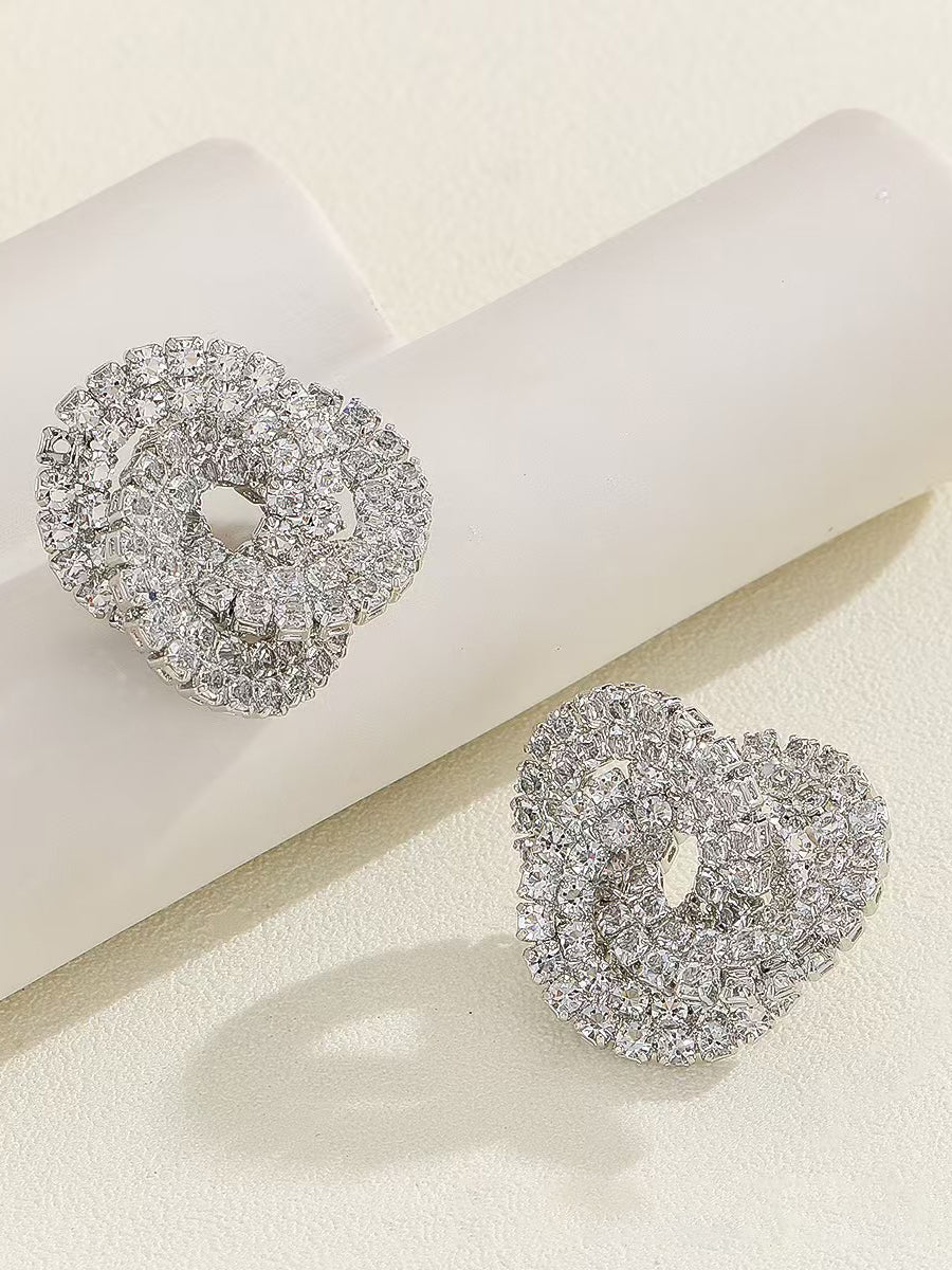 Stylish Banquets Rhinestones Earrings MSE20012