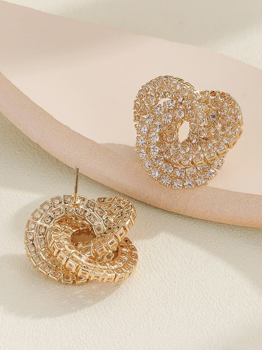 Stylish Banquets Rhinestones Earrings MSE20012