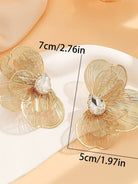 Butterfly Fishtail Metal Multi-layer Female Earrings MSE20013