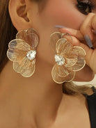 Butterfly Fishtail Metal Multi-layer Female Earrings MSE20013