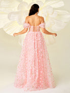 Tie Back A-line Flower Princess Dress RJ11960