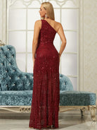 One Shoulder Sequins Maxi Prom Dress M0859 MISS ORD