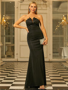 Strapless Backless Evening Dress