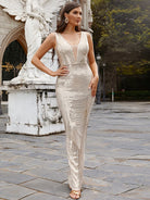 Formal Knotted Back Sequins Evening Dress XJ449 MISS ORD