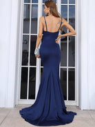 Sequin Insert Backless Mermaid Evening Dress XJ514 MISS ORD