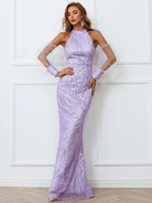 Cold Shoulder Mermaid Hem Sequin Prom Dress XJ356 MISS ORD