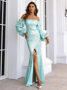 Formal Off Shoulder Sequin Prom Dress XJ492 MISS ORD