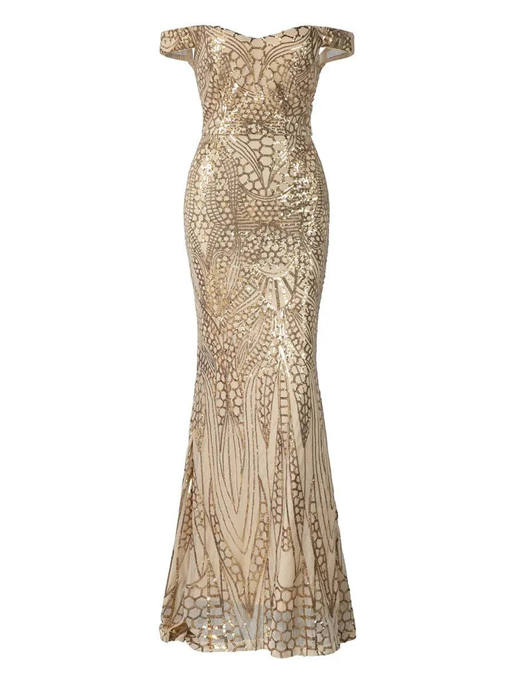 Missord Off Shoulder Evening Dress FT4912 Online Sale – MISS ORD
